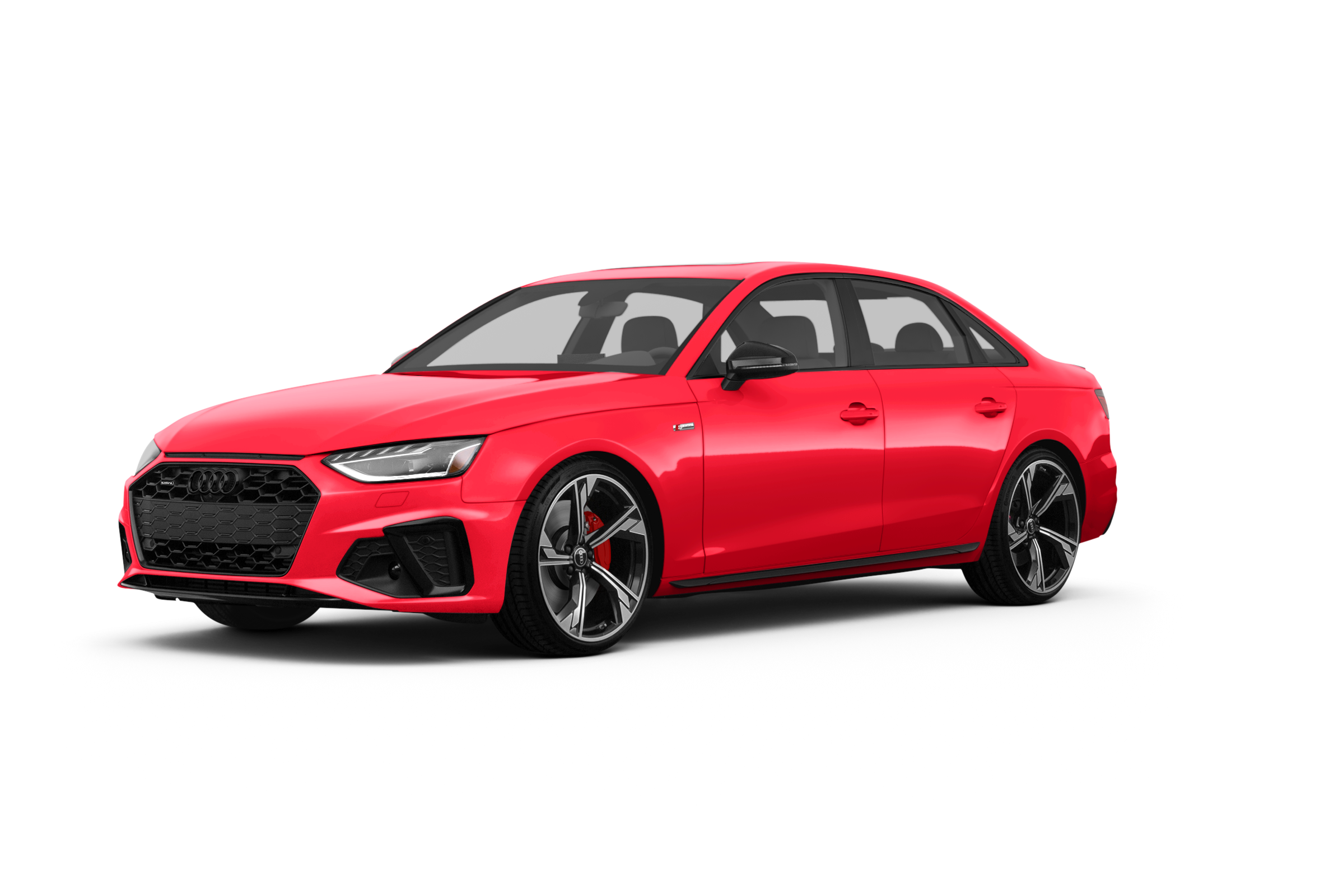 red audi a4