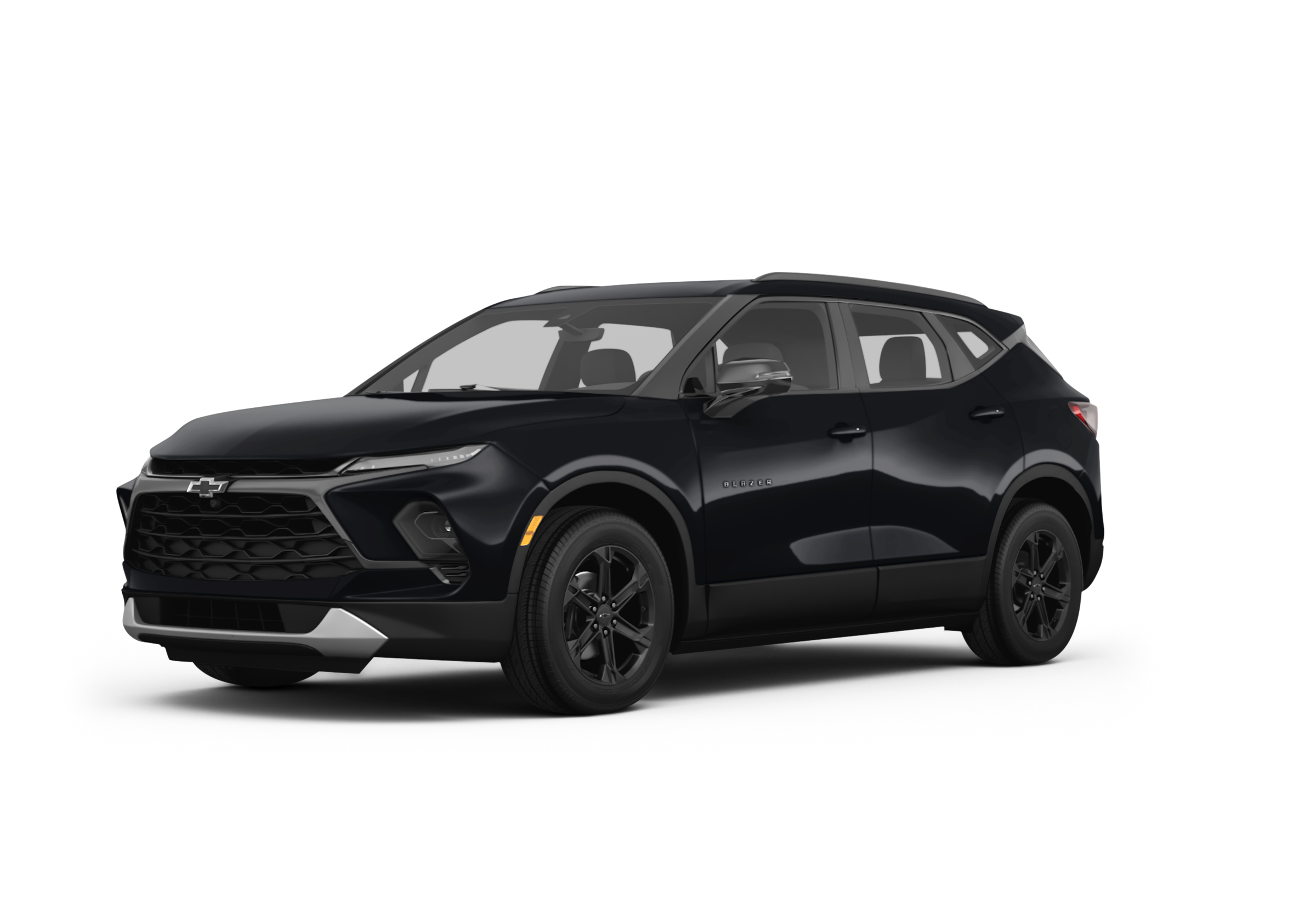 a black Chevrolet Blazer