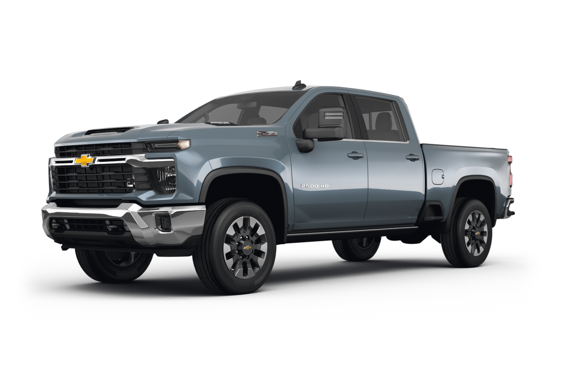 a-silver-chevrolet-silverado a-silver-chevrolet-silverado