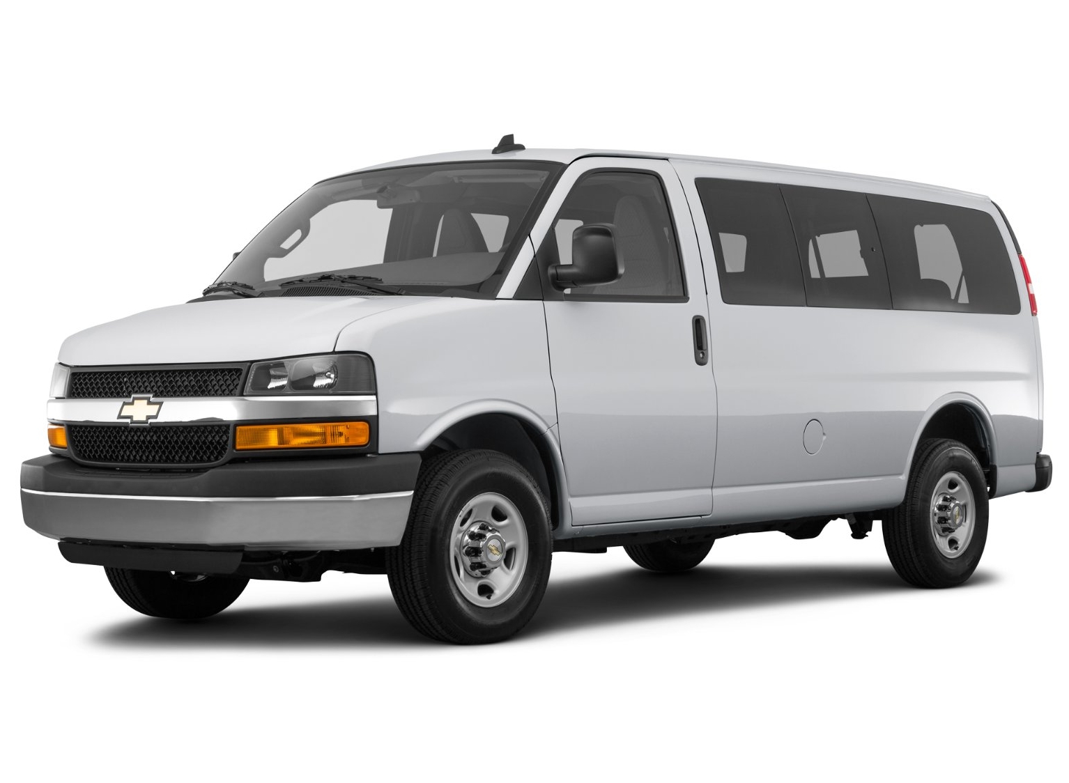 silver chevrolet express