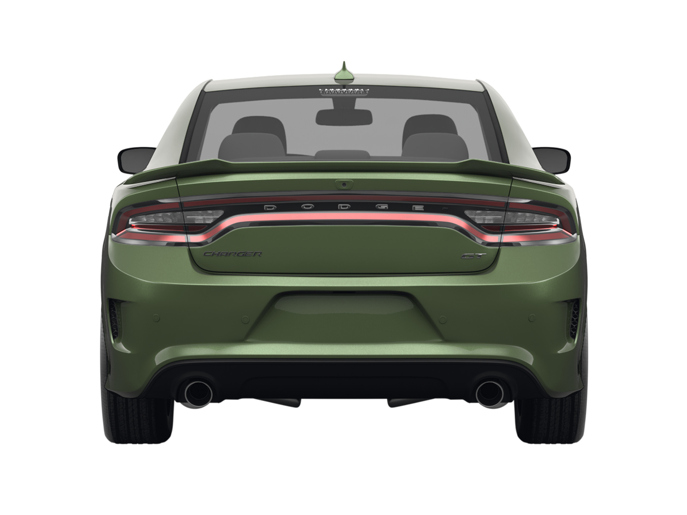 back of dodge charger