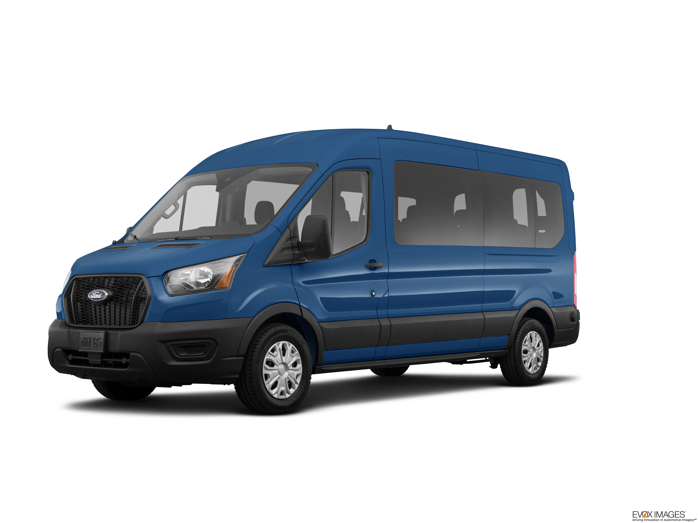 a-blue-ford-transit
