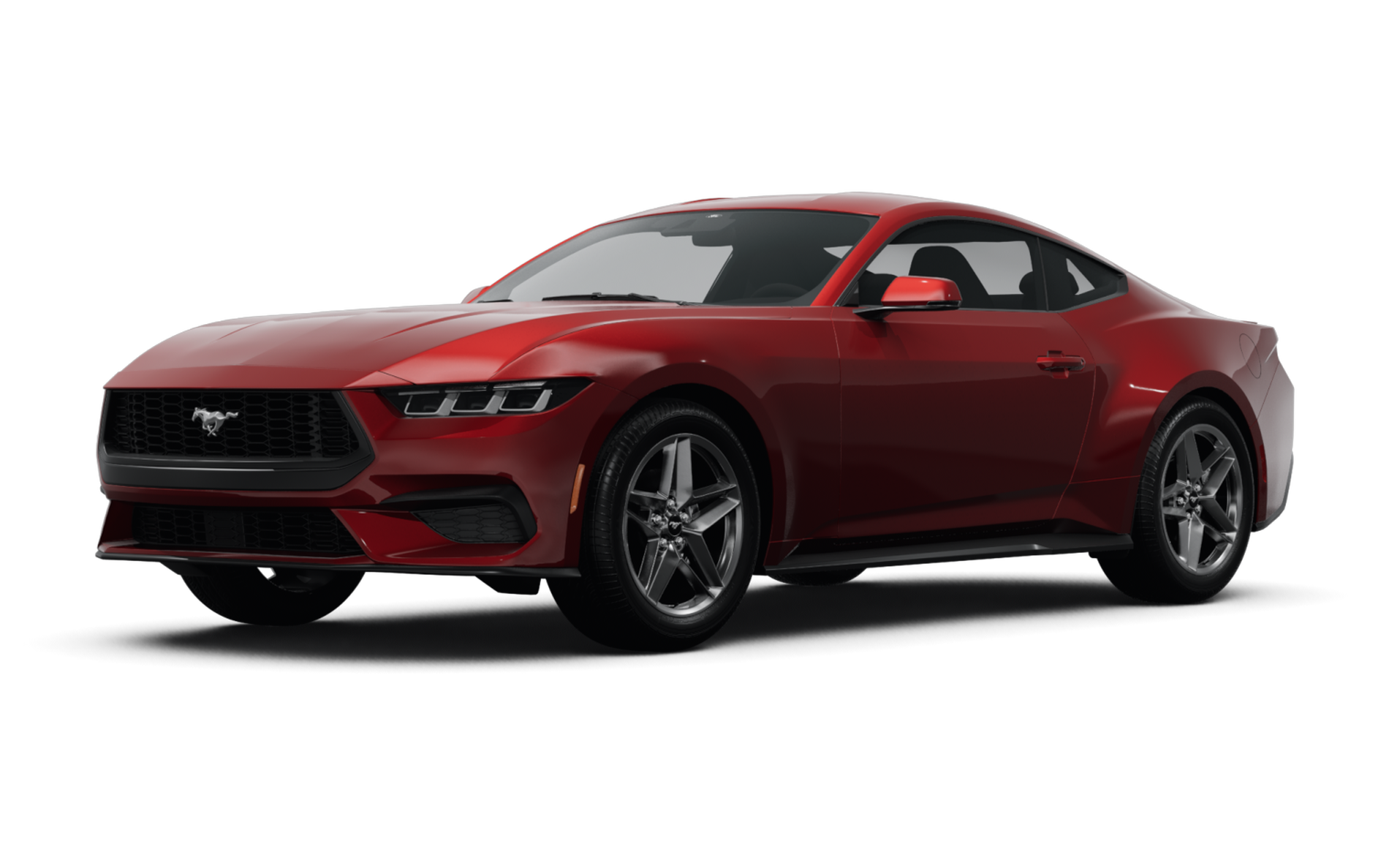 red ford mustang