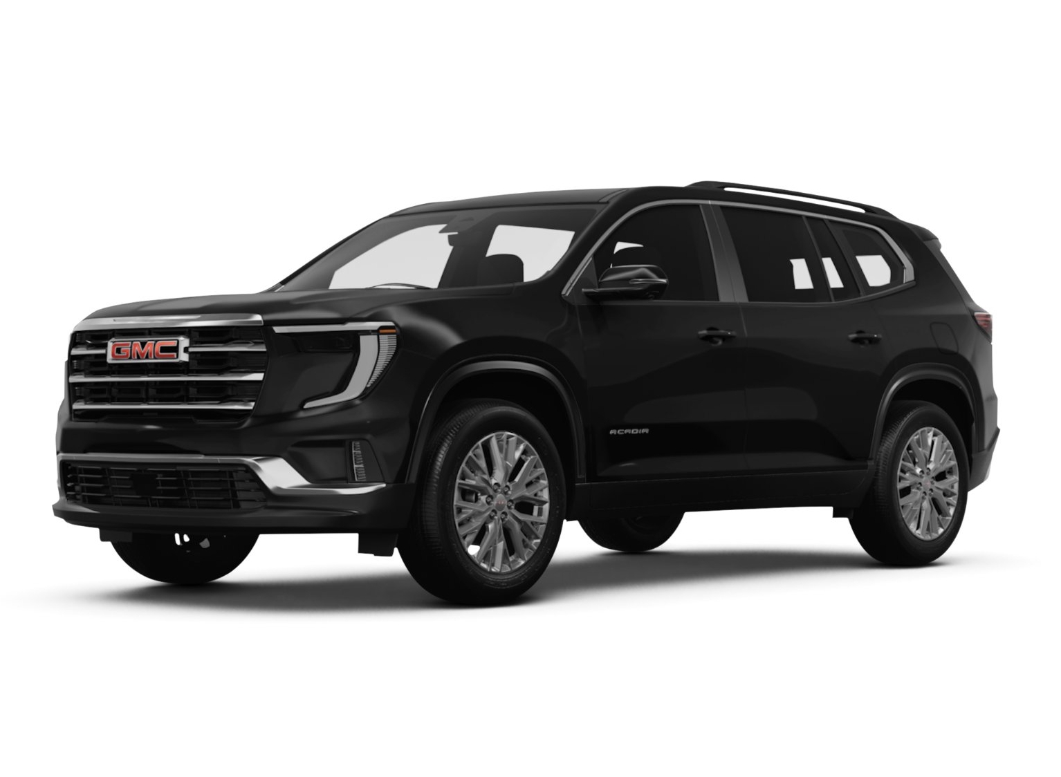 black gmc acadia