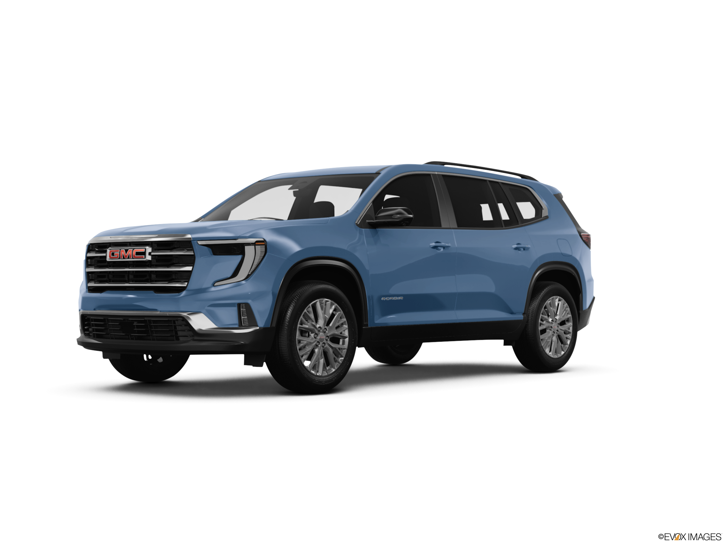 blue gmc acadia 
