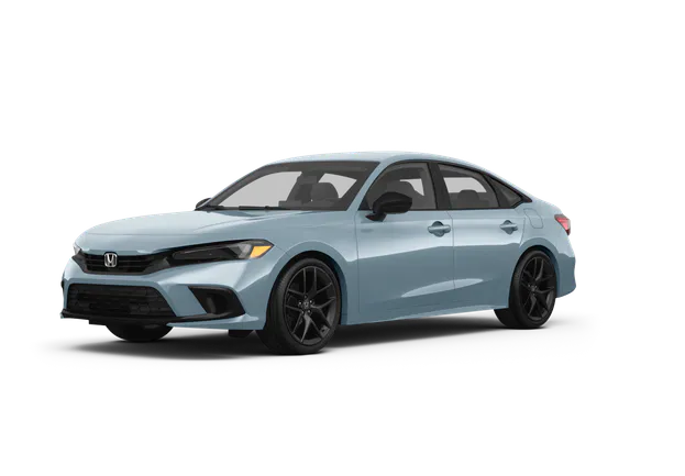 blue honda civic