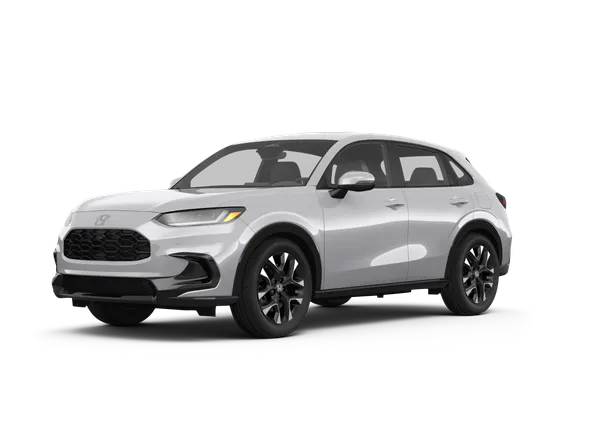 silver honda hrv