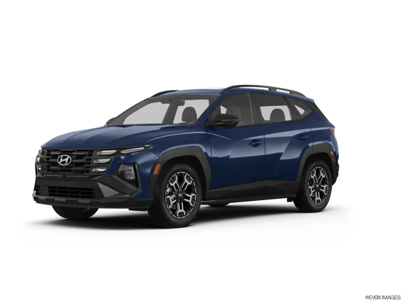 blue hyundai tucson