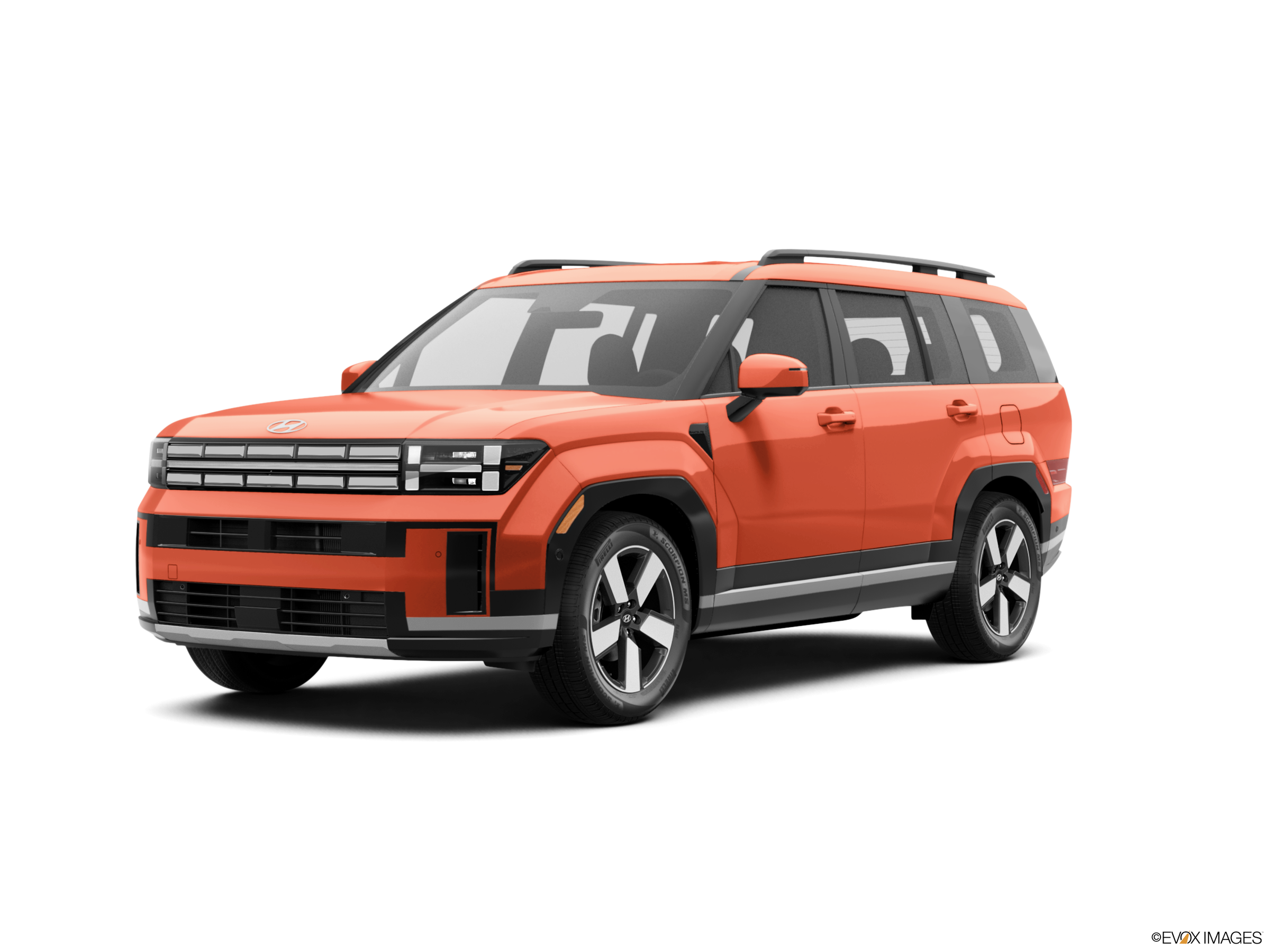 orange hyundai santa fe 