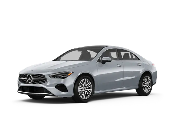 silver mercedes
