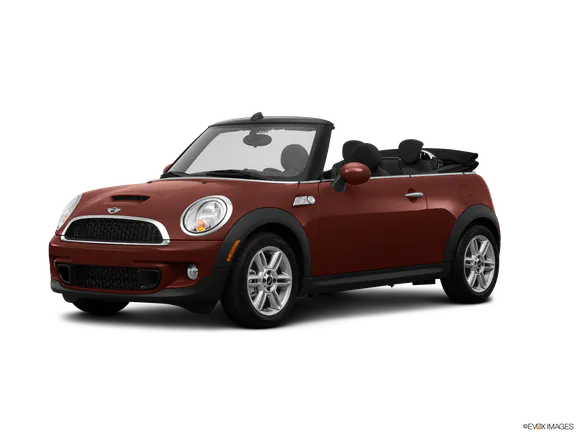 A convertible MINI car