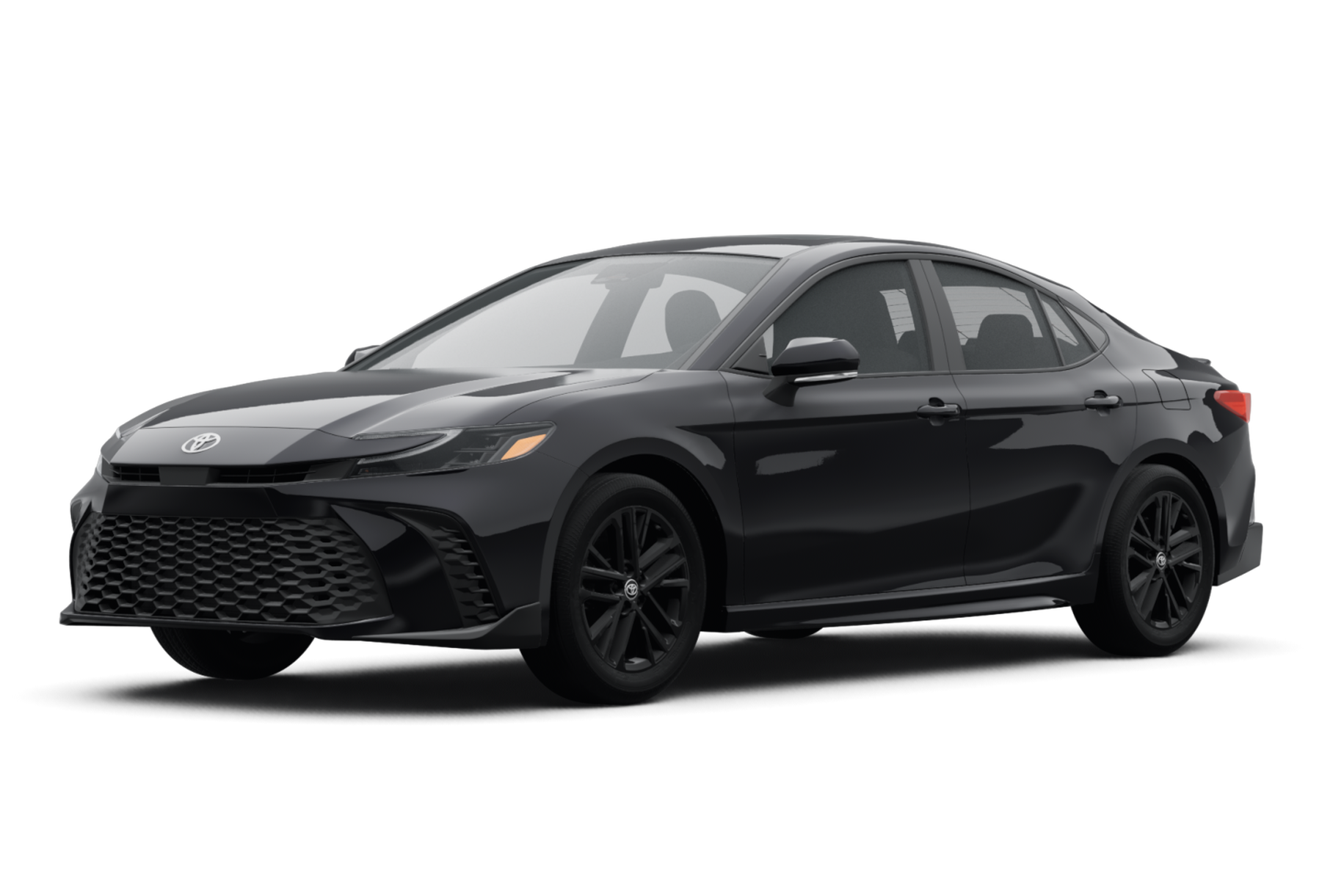 a black Toyota Camry