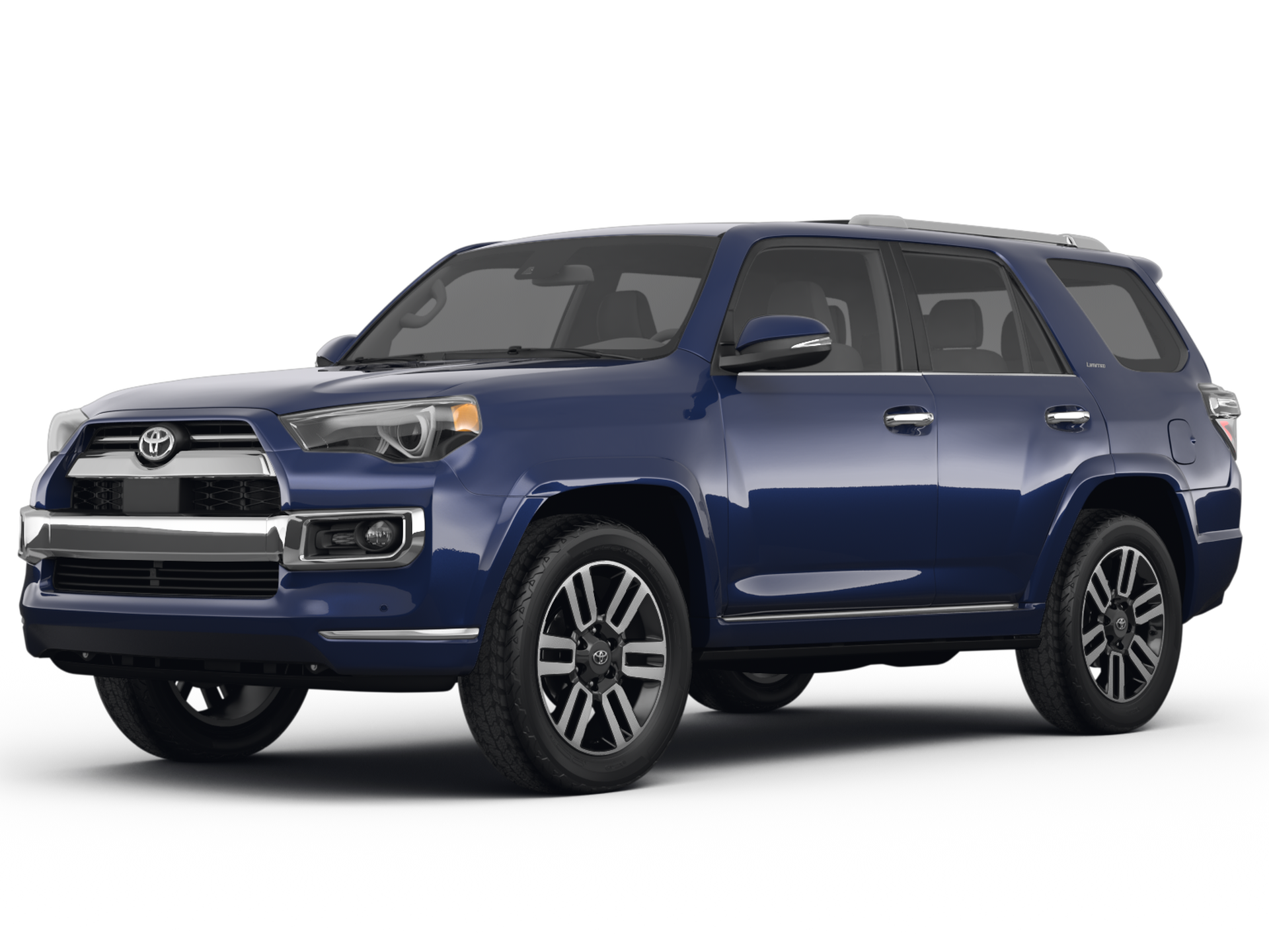 a blue Toyota 4runner