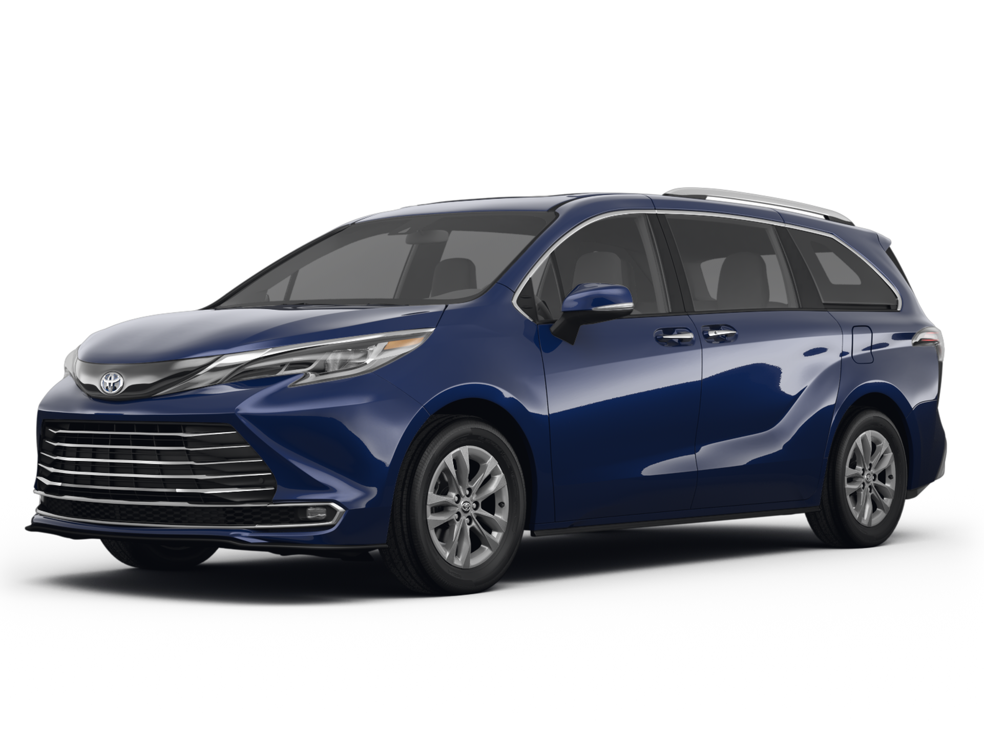 blue toyota sienna