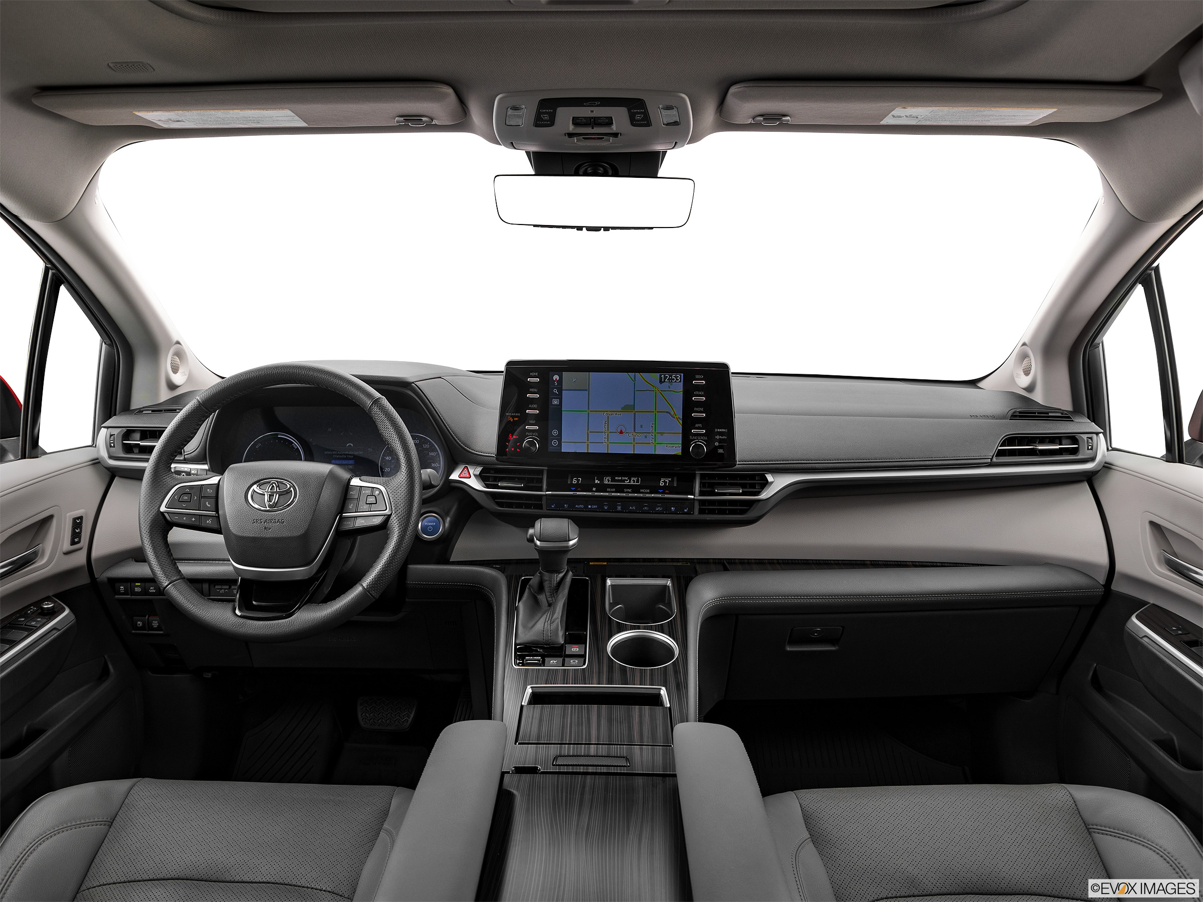 dashboard view of toyota sienna