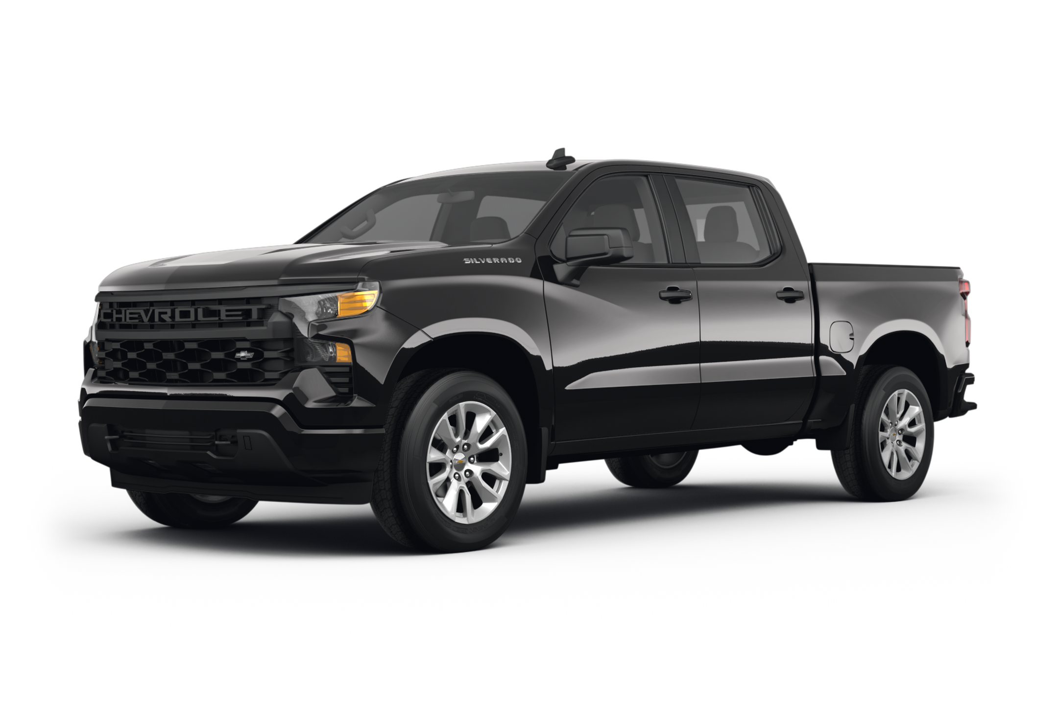black chevrolet silverado