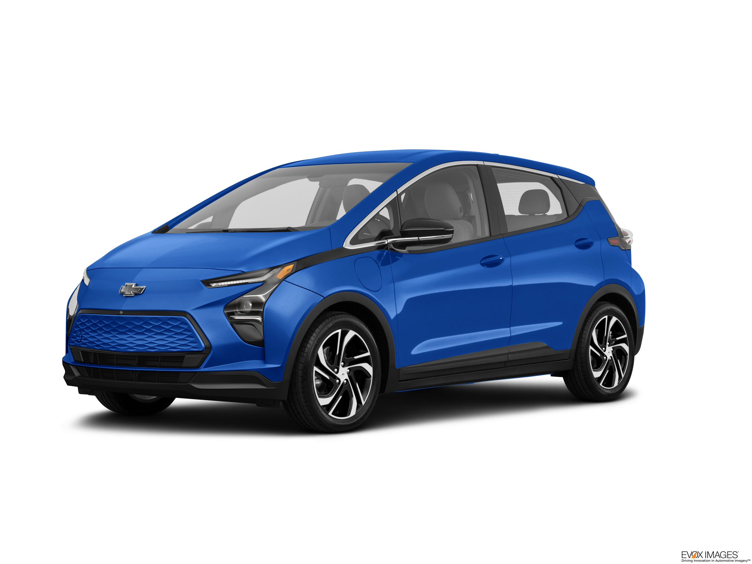 a blue Chevrolet Bolt EV