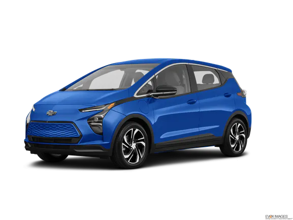 a blue Chevrolet Bolt EV