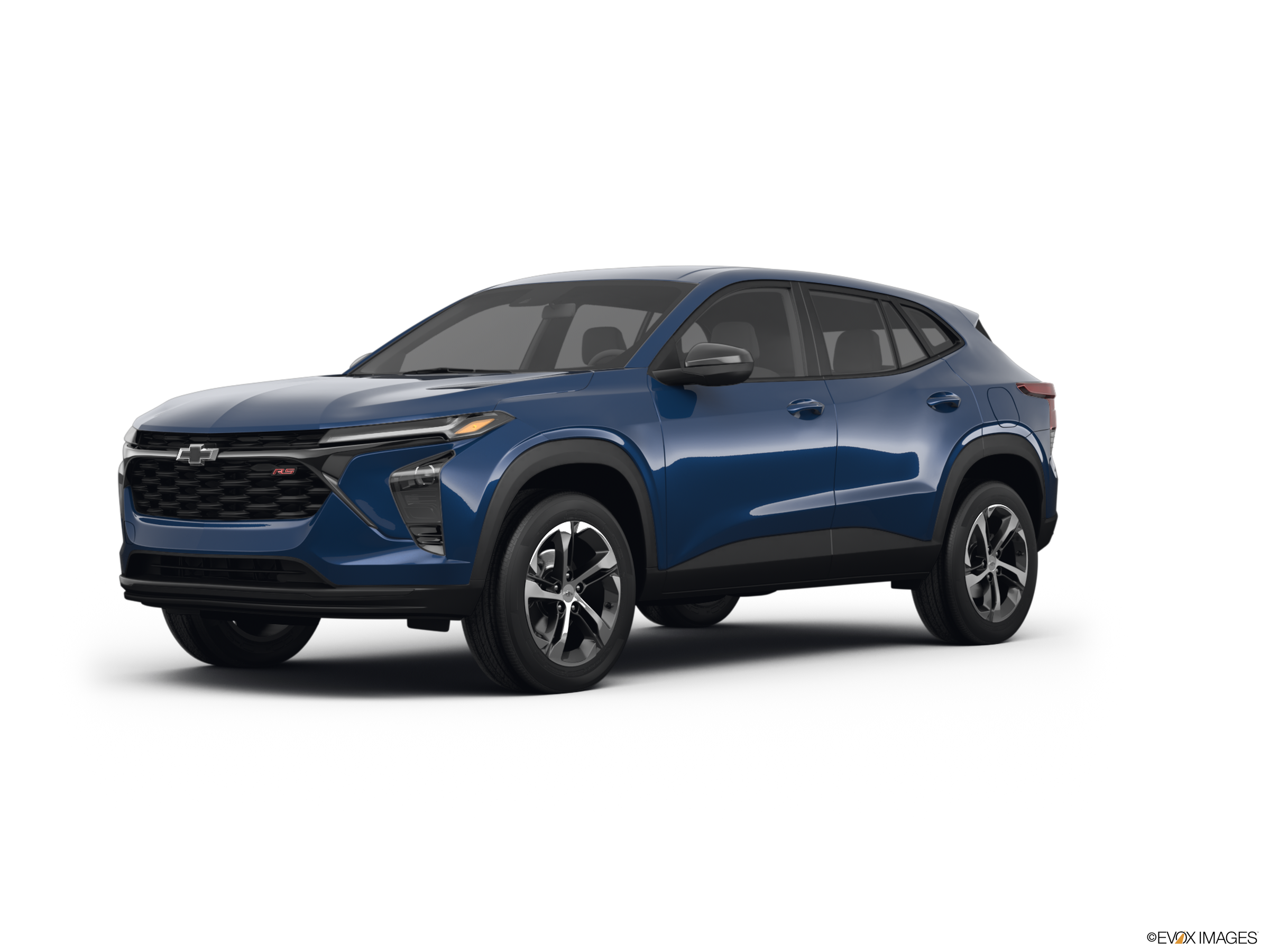 a blue Chevrolet Trax