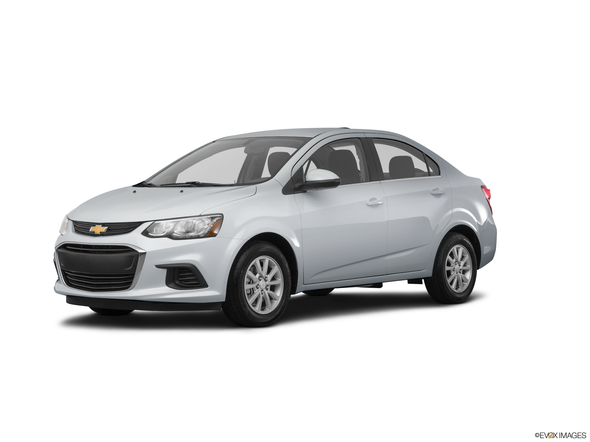 a silver Chevrolet Sonic