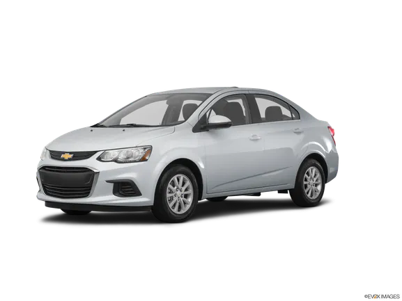 a silver Chevrolet Sonic