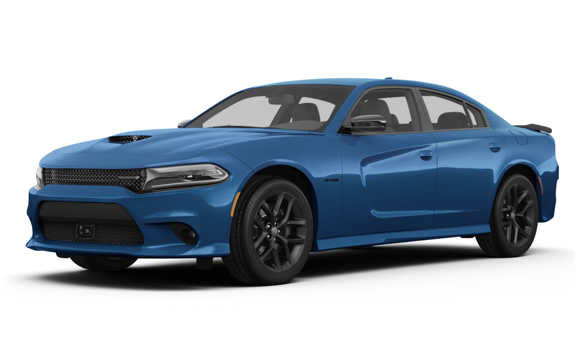 a blue Dodge Charger