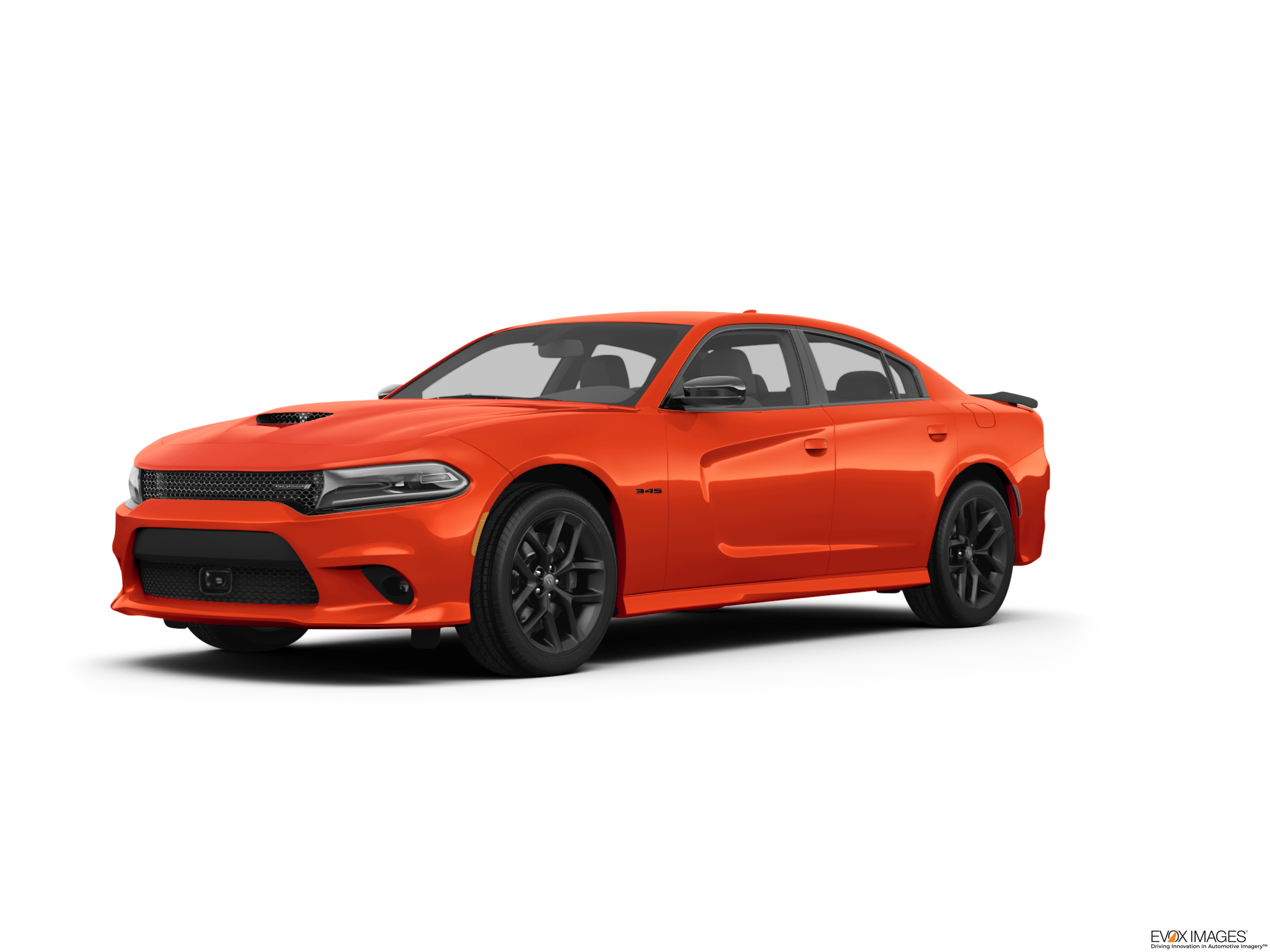 orange dodge charger