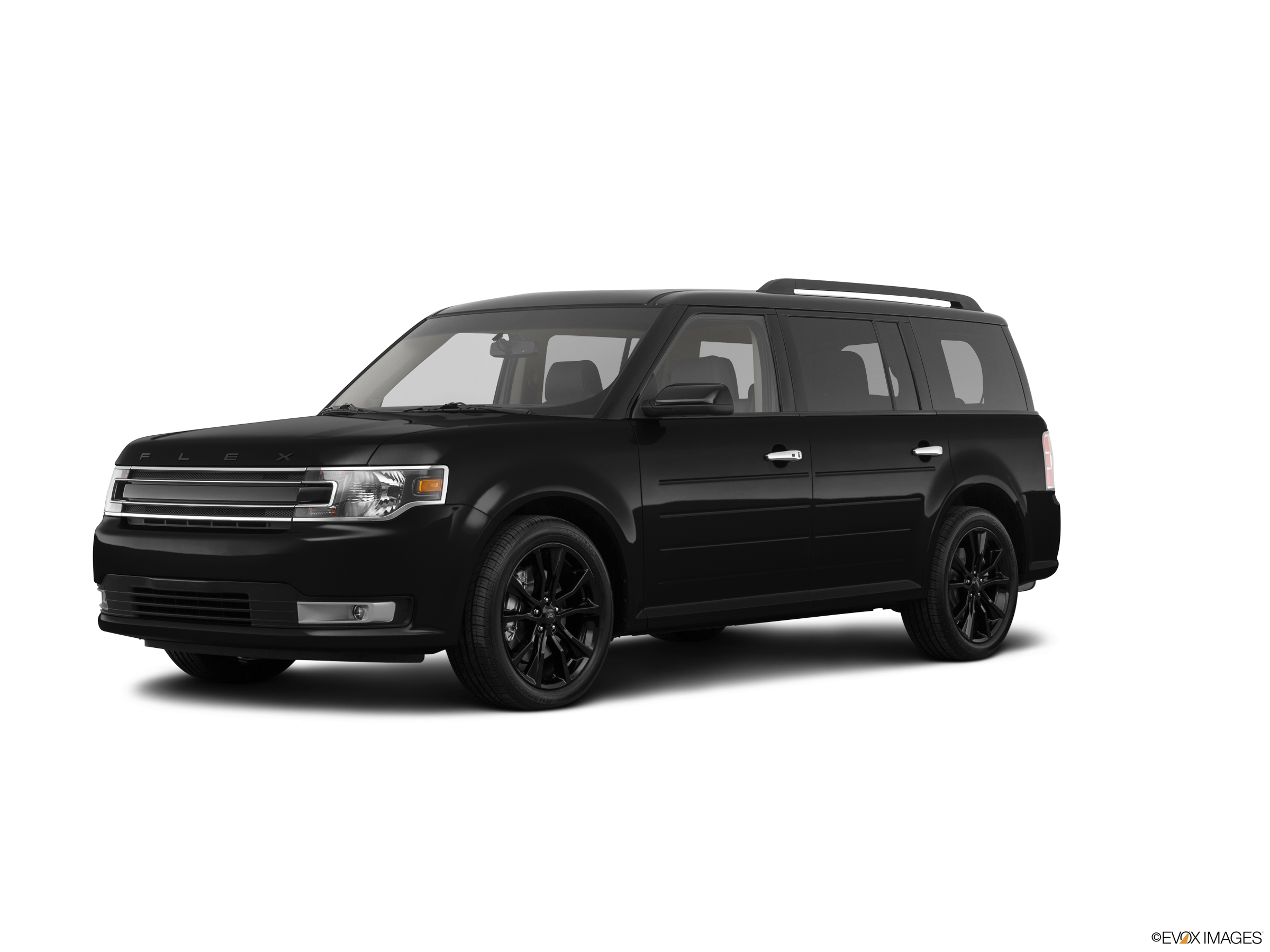 a black Ford Flex