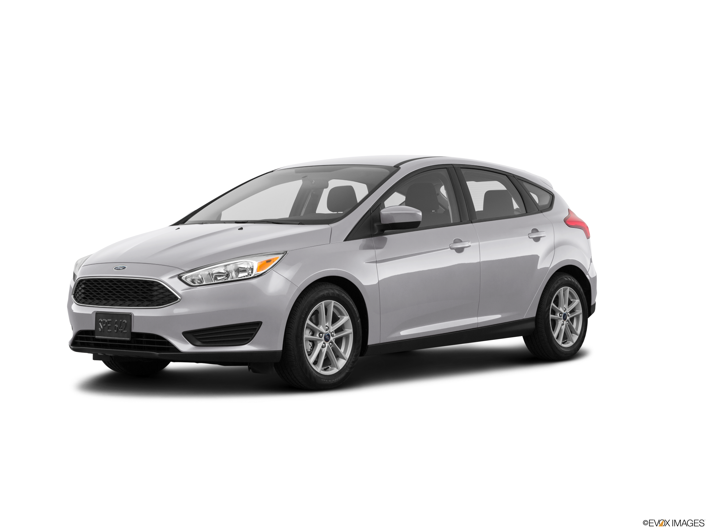 A silver Ford Focus