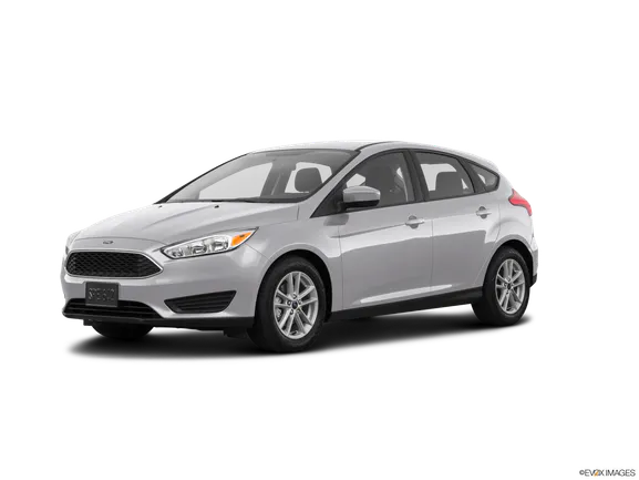 A silver Ford Focus