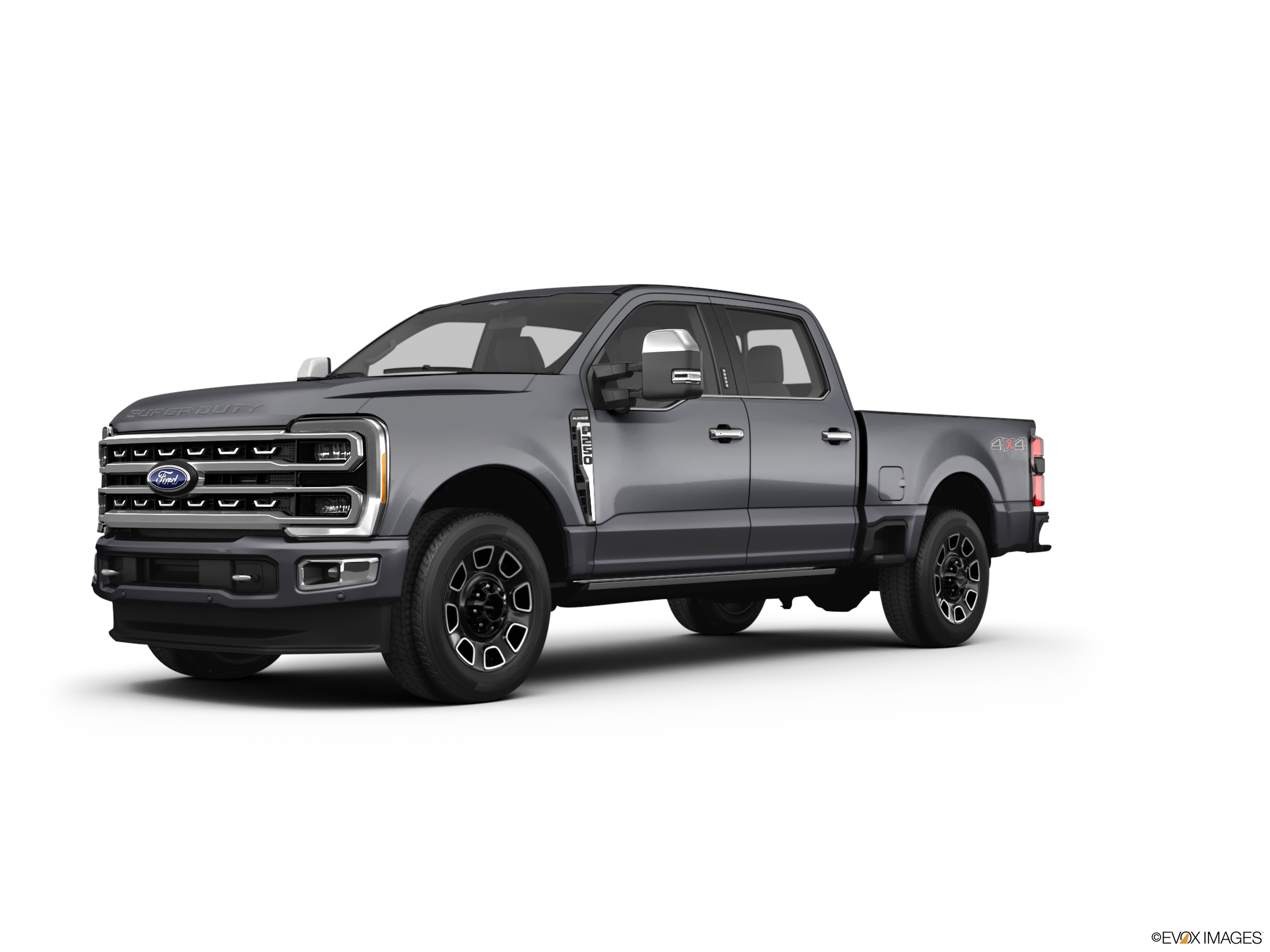 a gray Ford F250