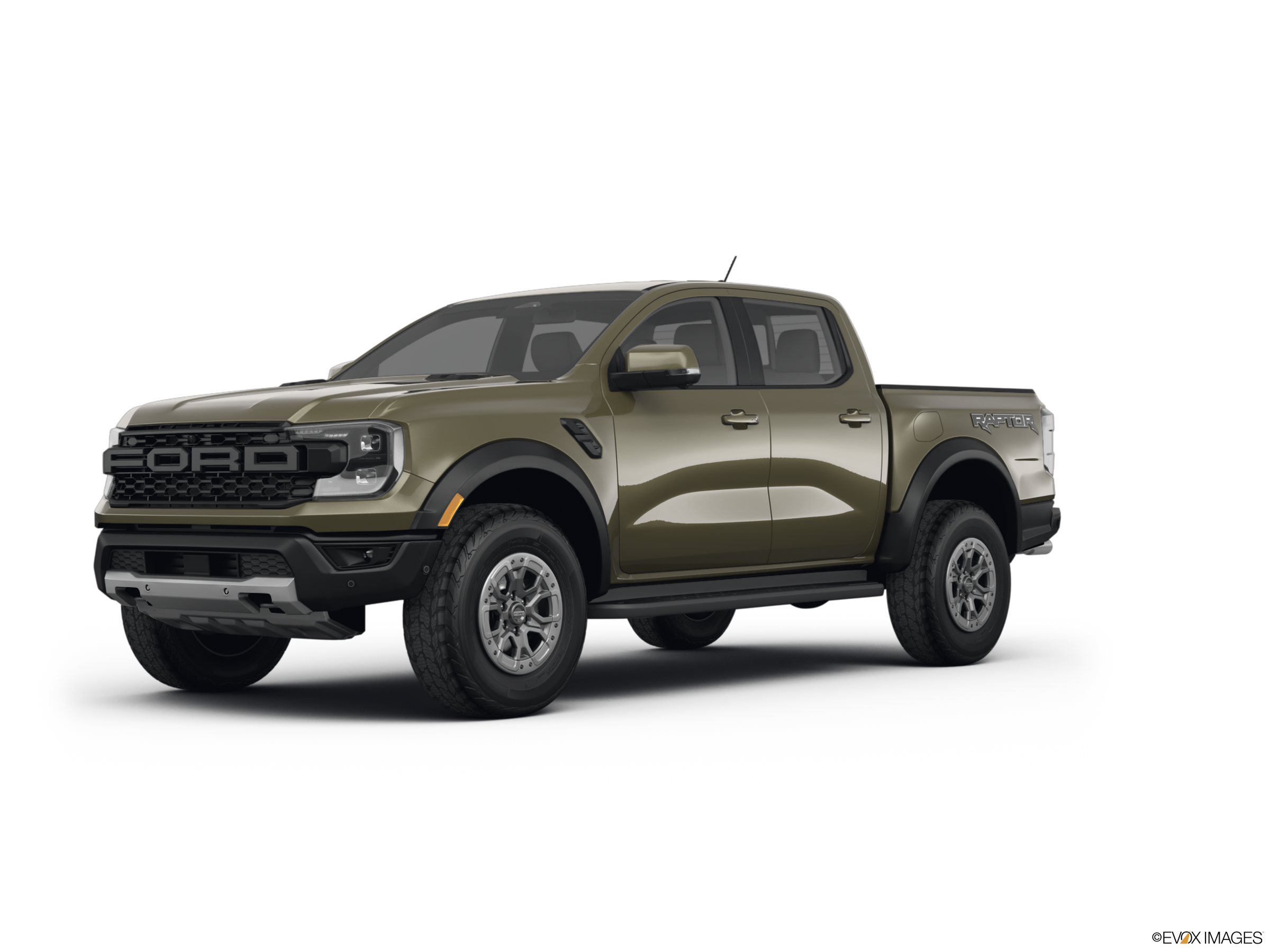 a green Ford Ranger