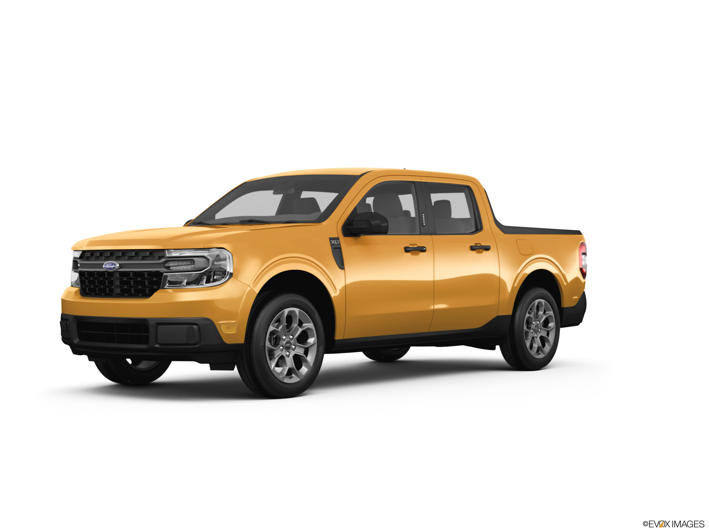 an orange Ford Maverick