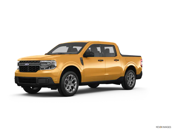 an orange Ford Maverick