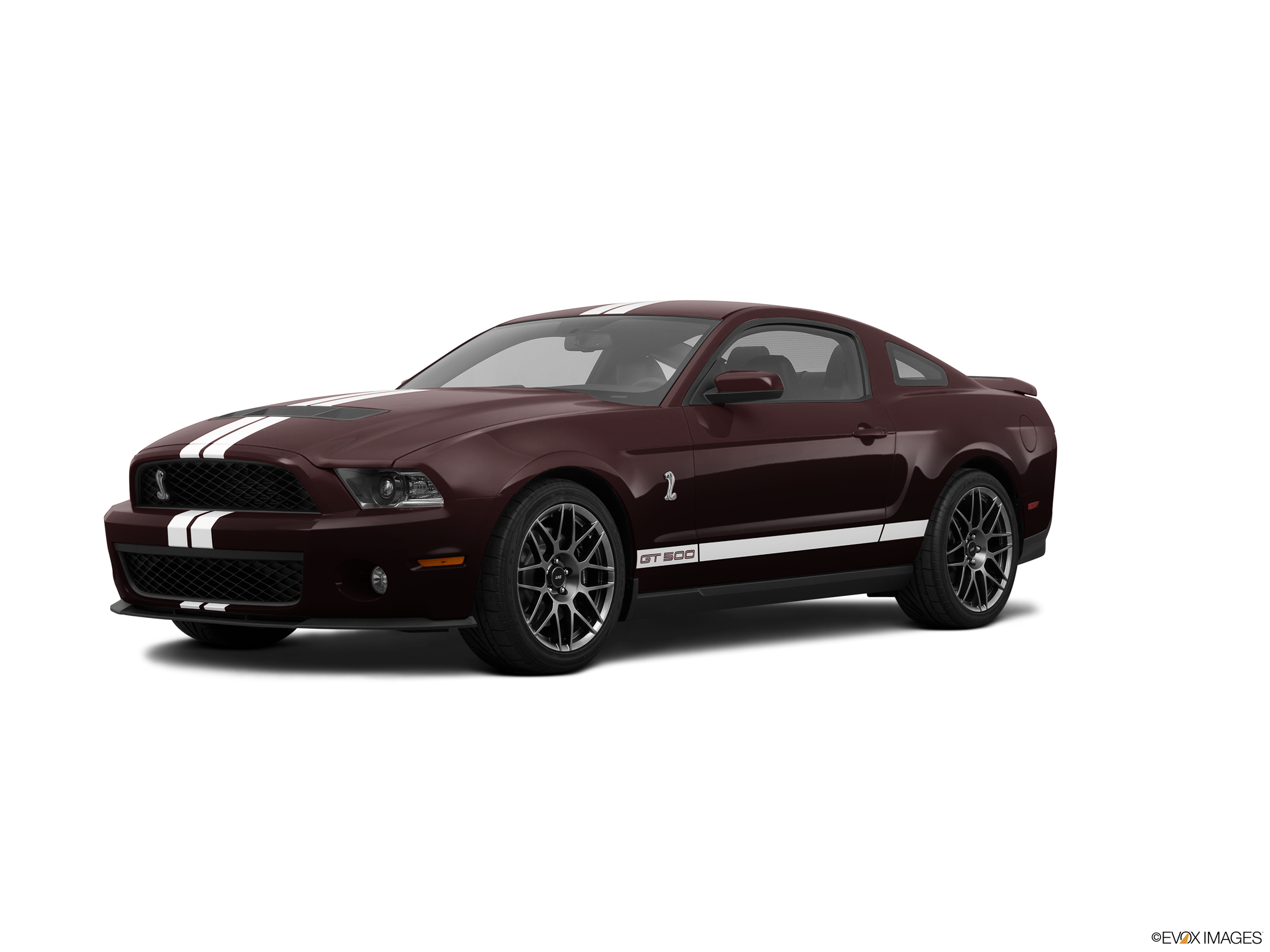 a red Ford Mustang Shelby