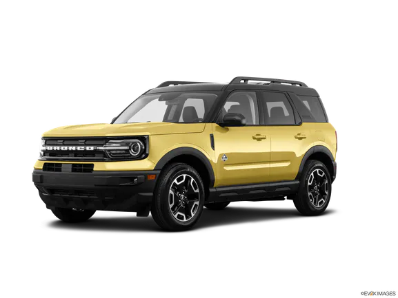 a yellow Ford Bronco Sport