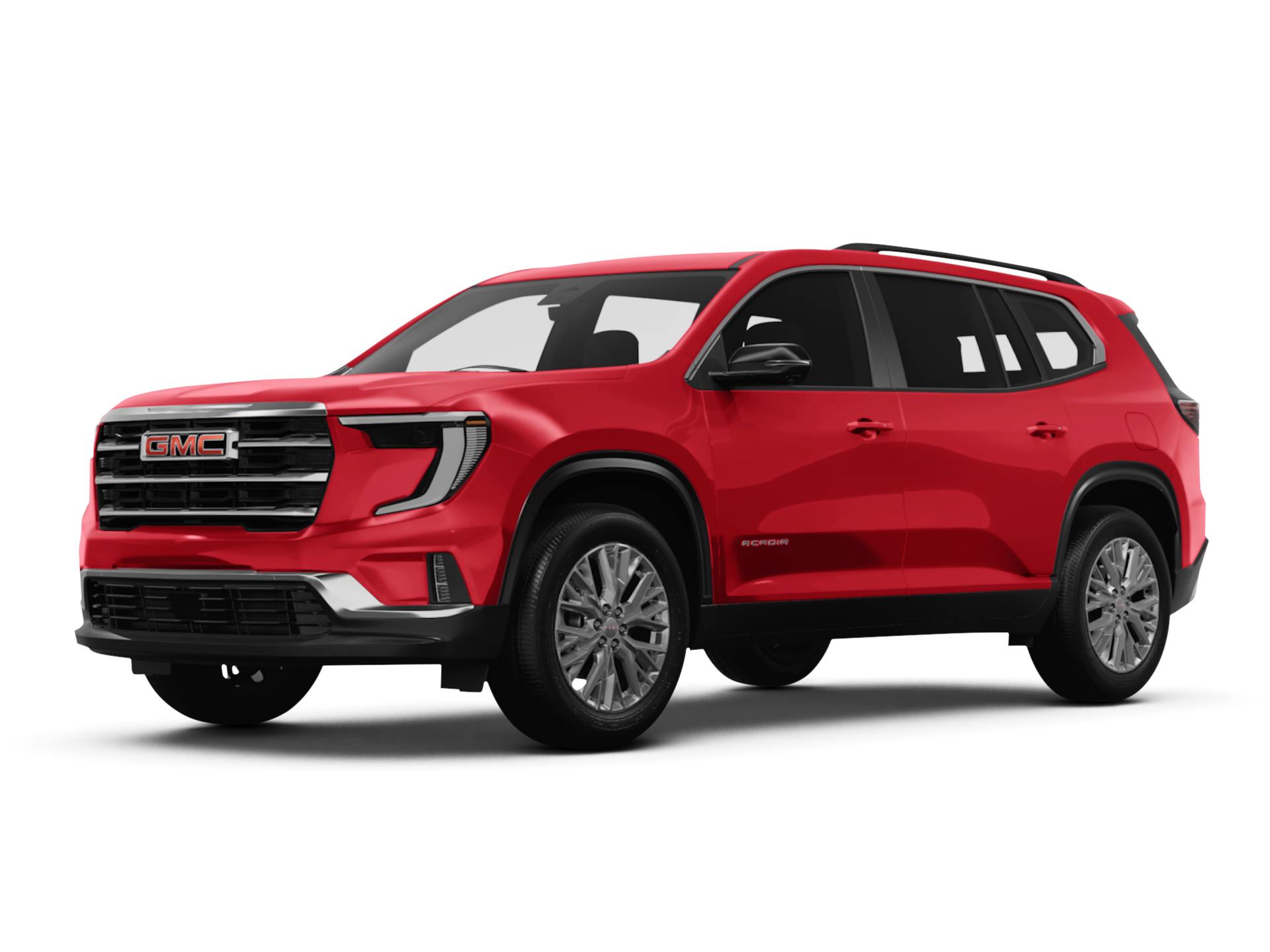 red gmc acadia
