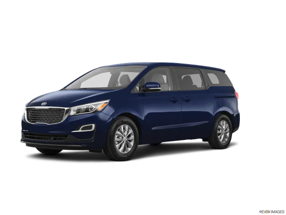 blue kia sedona