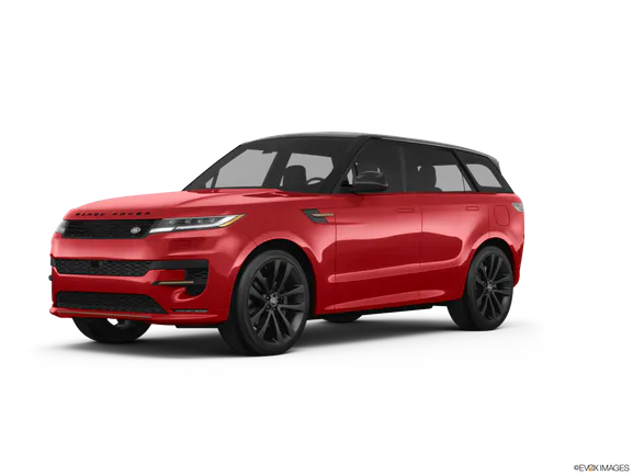 red land rover sport