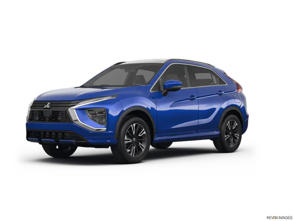 blue mitsubishi eclipse cross