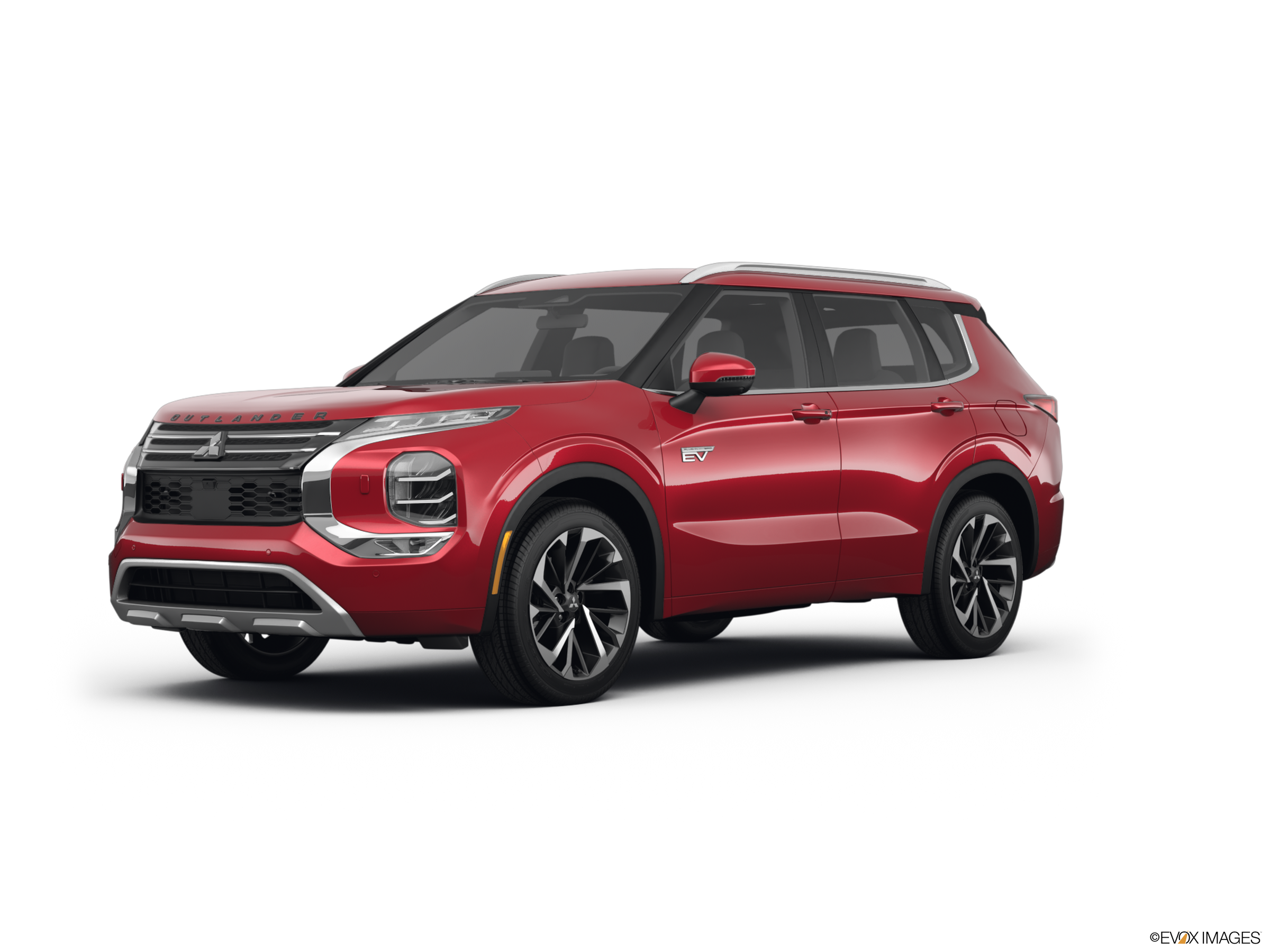 red mitsubishi outlander