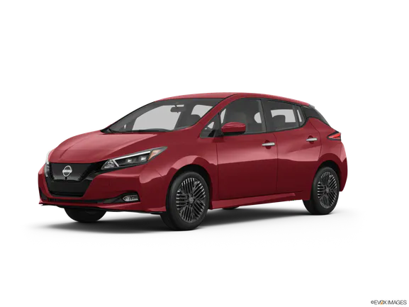 red nissan leaf