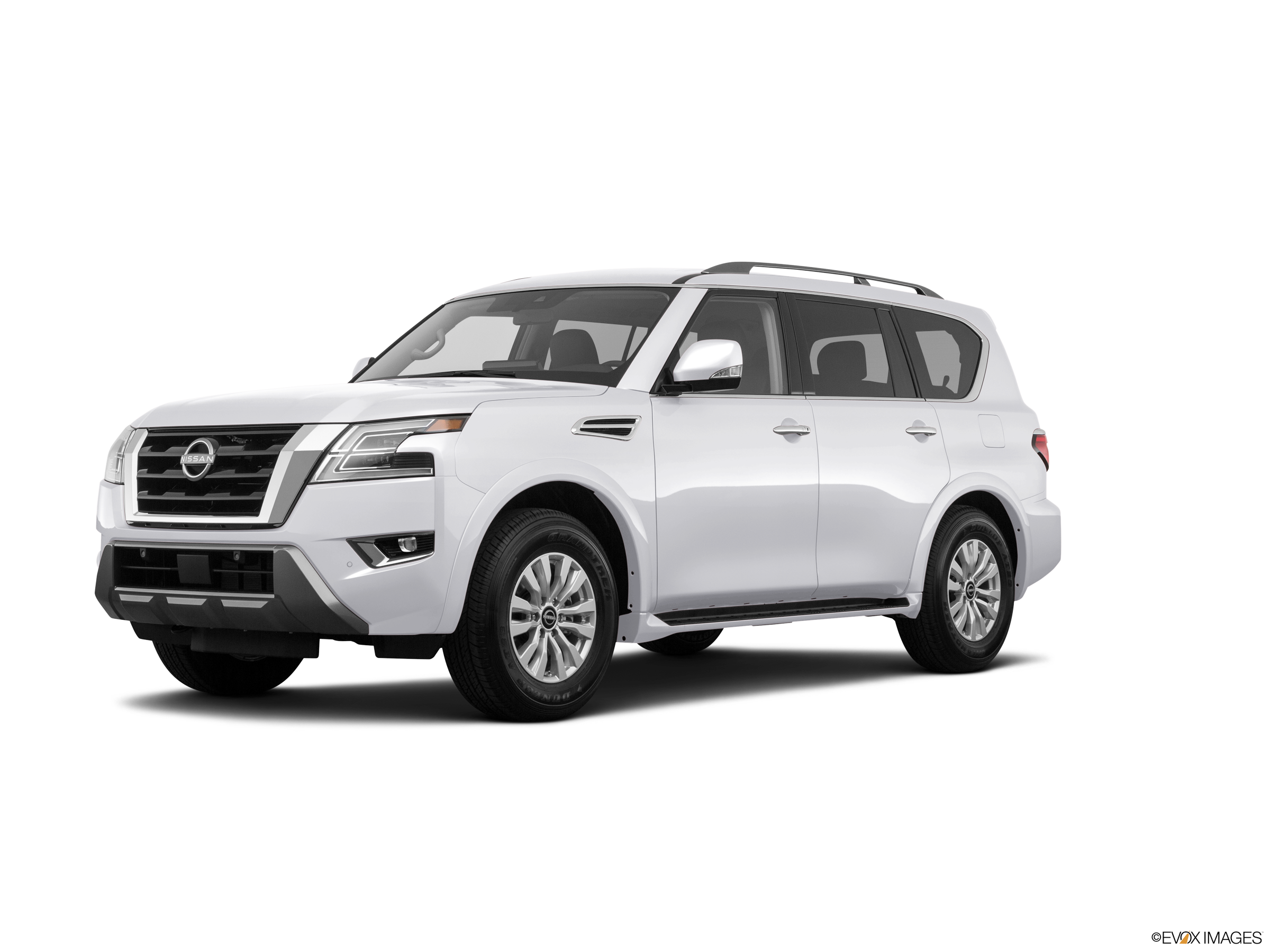 white nissan armada