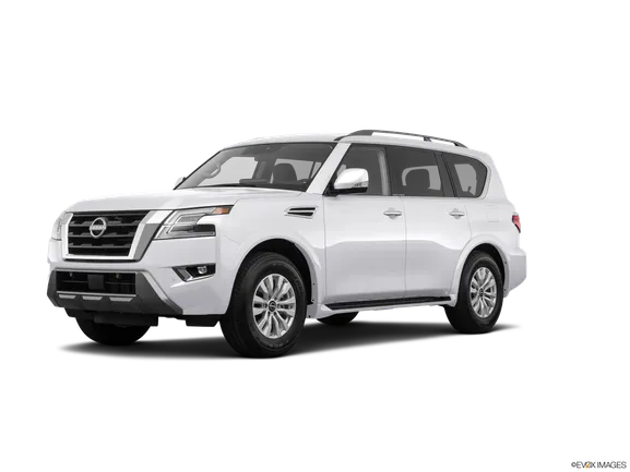 white nissan armada