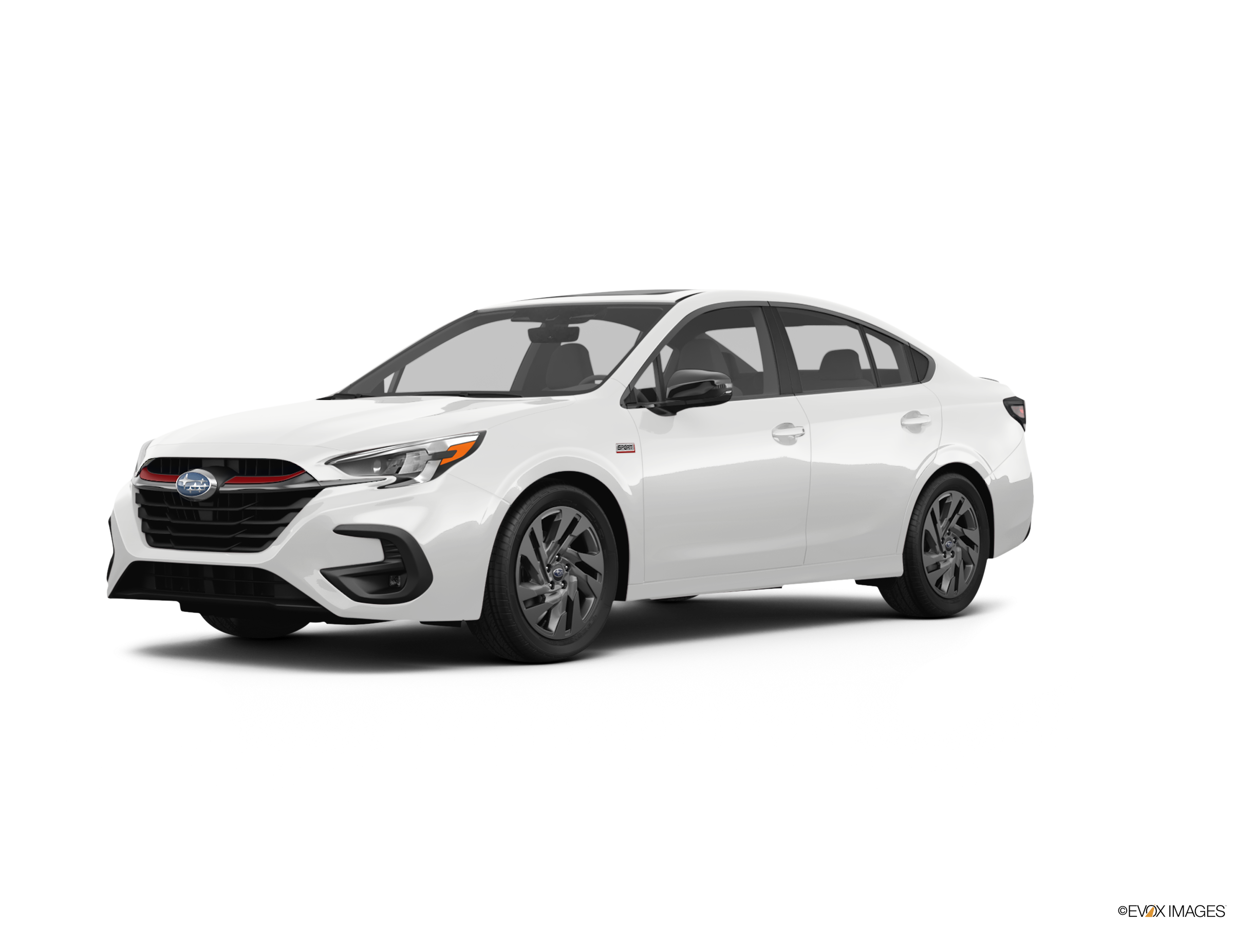 white subaru legacy