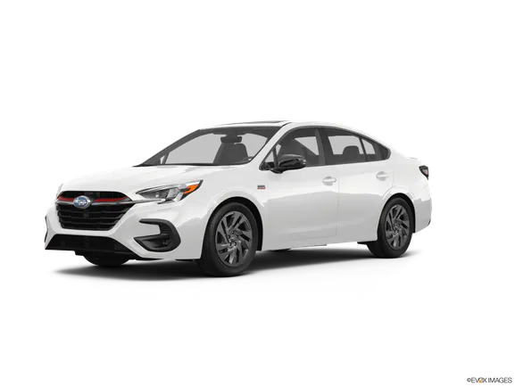 white subaru legacy