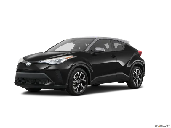 a black Toyota C-HR