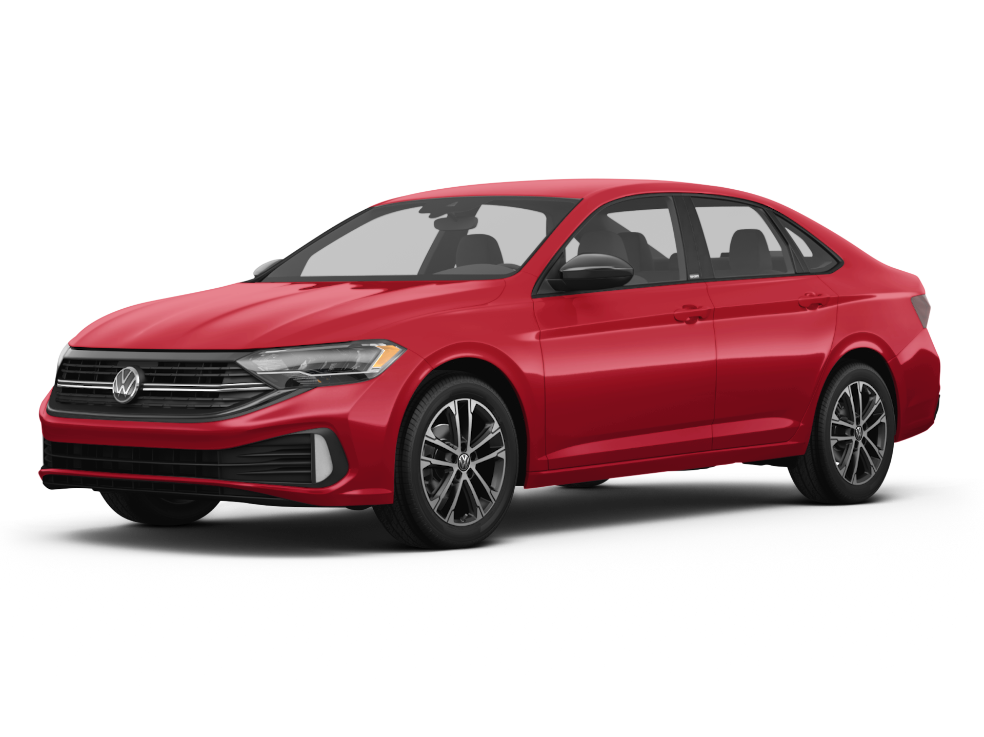 red volkswagen jetta