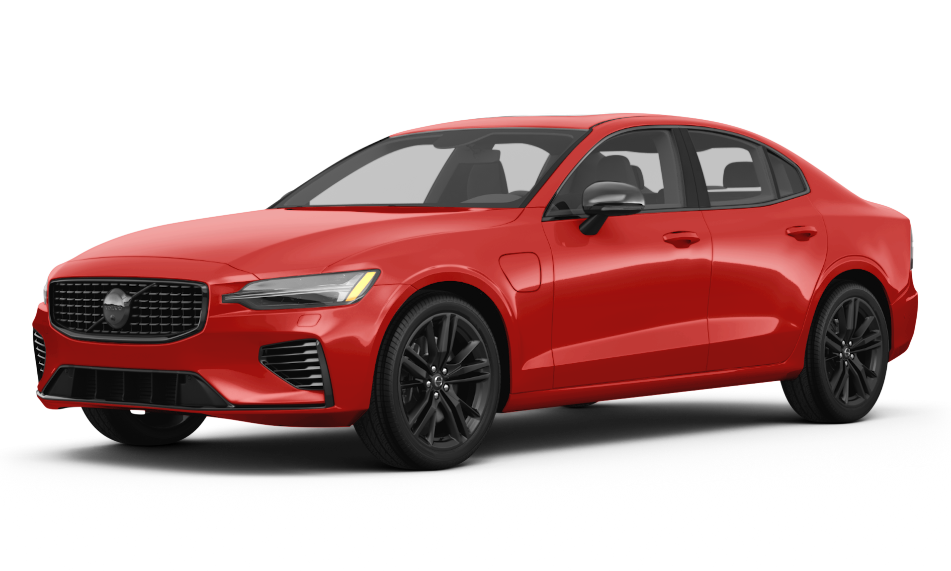 red volvo s60 hybride