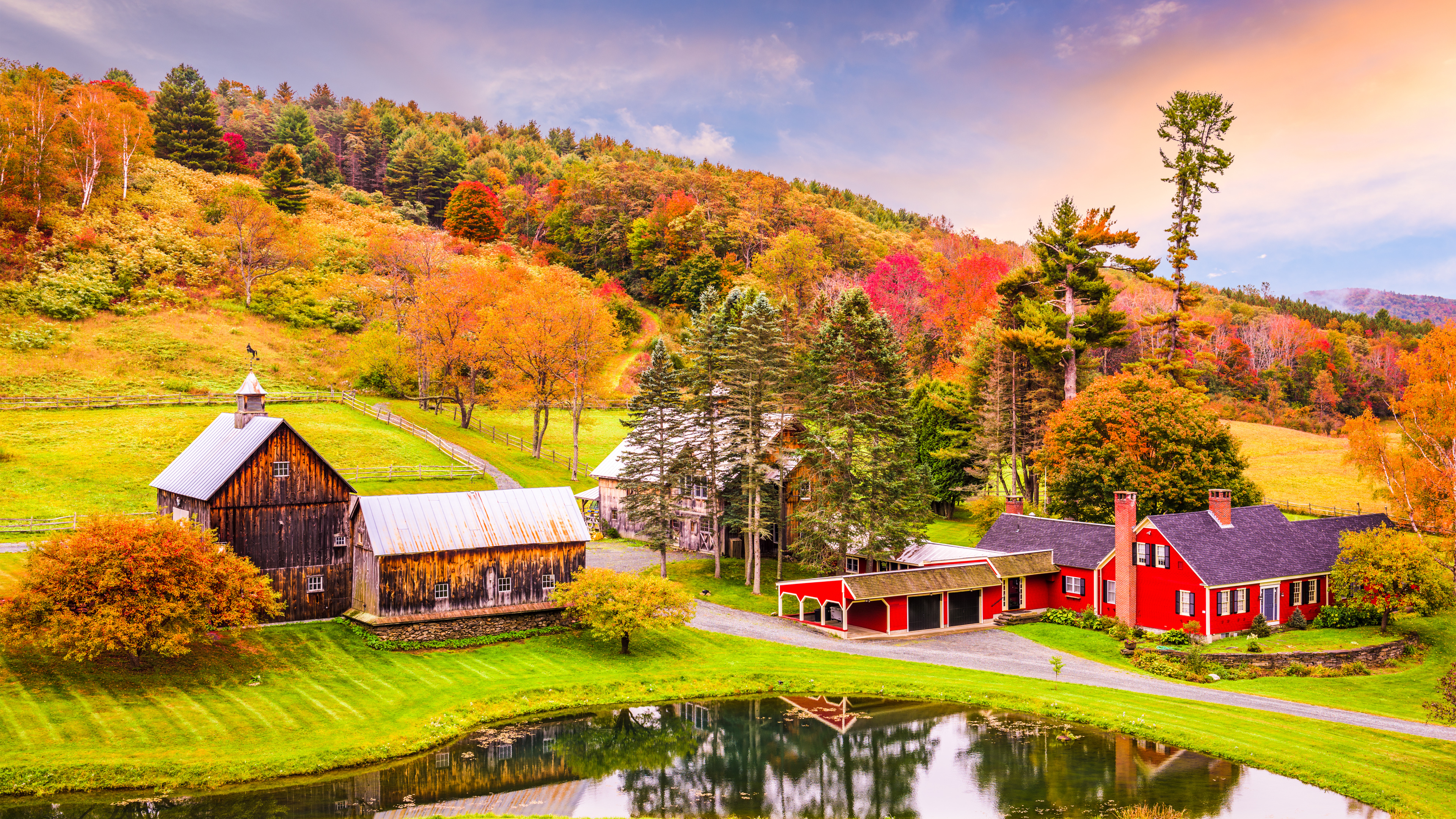 rural scene in Vermont